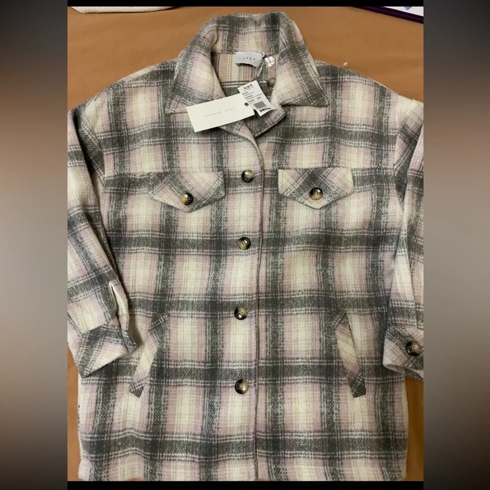 Flannel Shacket Jacket - Picture 1 of 4